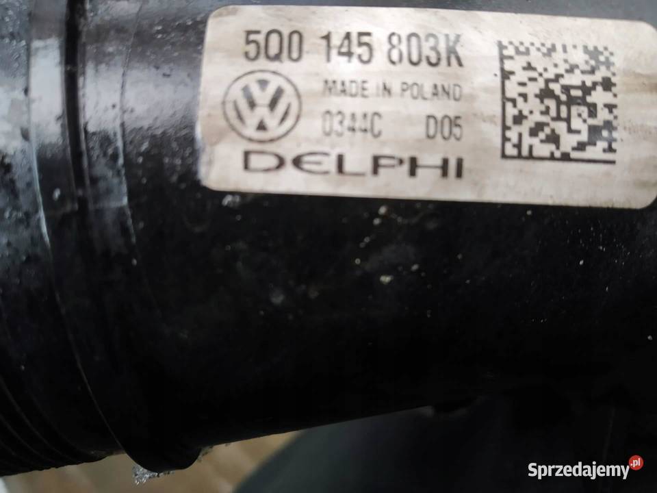 CHŁODNICA WODY KLIMATYZACJI INTERCOOLER 20 TSI Rok produkcji 2014 Części samochodowe