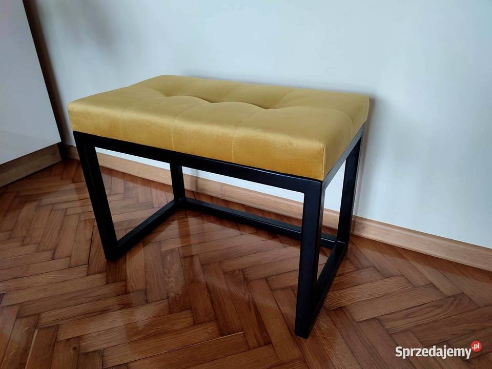 Ławeczka loft pufa pikowana siedzisko ławka łódzkie