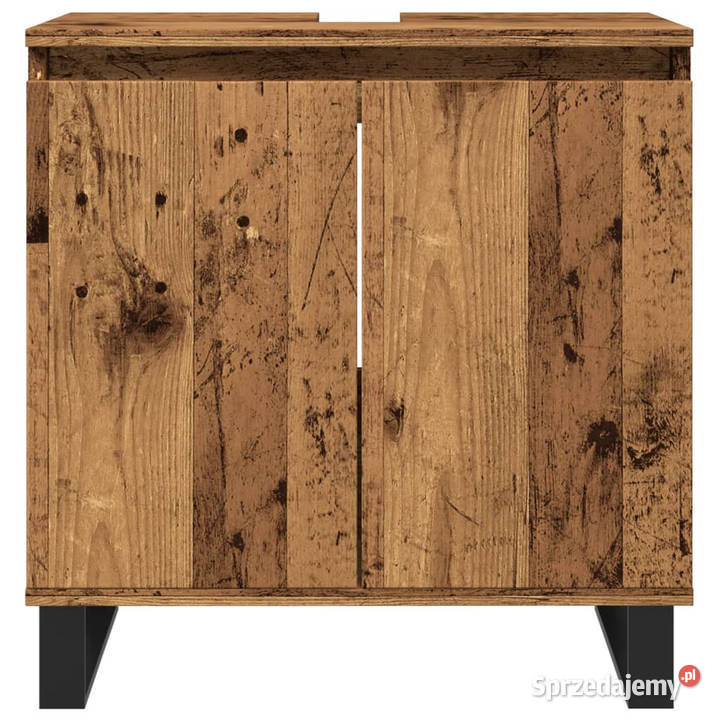 Szafka łazienkowa stare drewno 58x33x60 WM857220