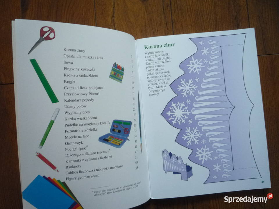 Już w szkole 2 Wycinanka cz 1 i 2 Zabawki z plastyka Szczecin