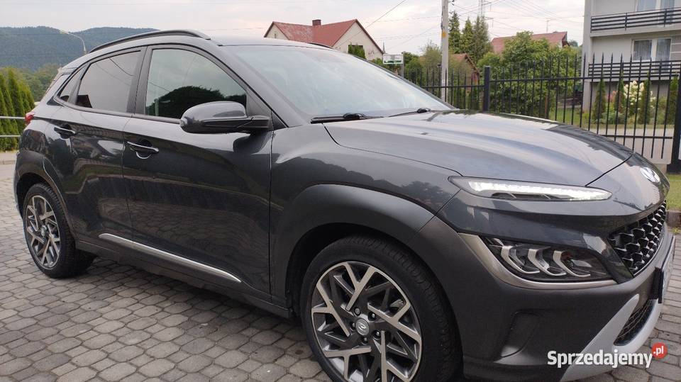 Hyundai Kona Hybrid 16 Automat 141 super stan ogranicznik prędkości Samochody osobowe śląskie