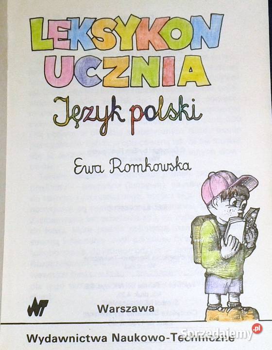 Leksykon ucznia Język polski Ewa Romkowska