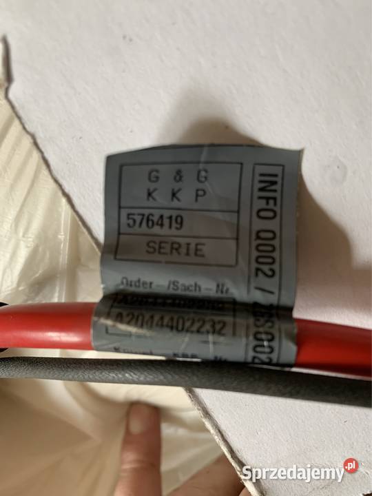 Wiązka klemą akumulatora mercedes A2044402232 Szczecin