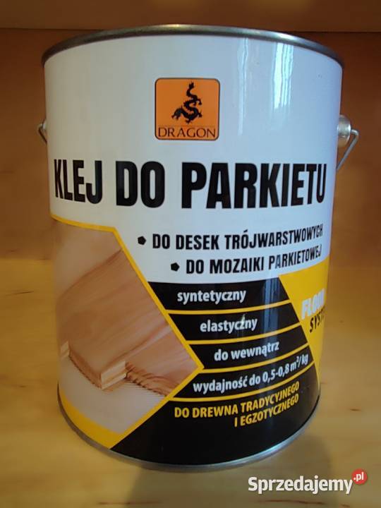 Klej do parkietu DRAGON 5 Parkiety małopolskie Kraków sprzedam