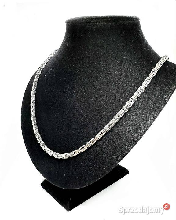 Srebrny Łańcuszek Próby 925 3745g Długość 60 srebro Elbląg