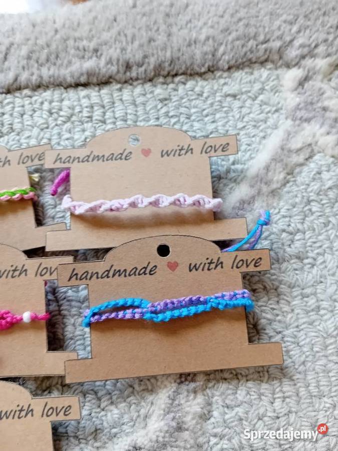 Bransoletki z muliny handmade Sieradz sprzedam