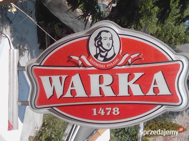 Reklama WARKA pozioma podświetlana Łódź