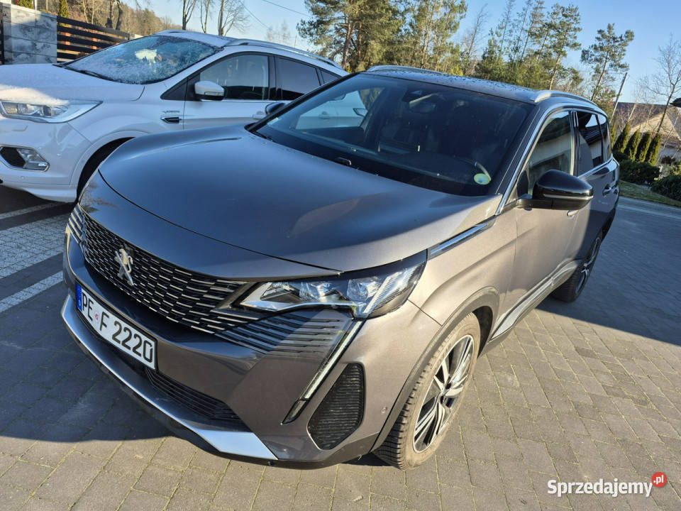 Peugeot 5008 kamera GT full led ALKANTARA 7 asystent pasa ruchu Drelów sprzedam