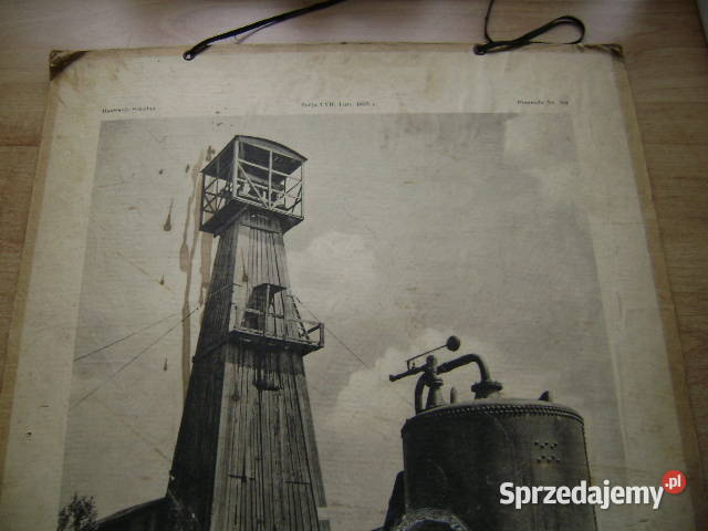Starocie z PRL Plansza szkolna z 1935r 51 x 35