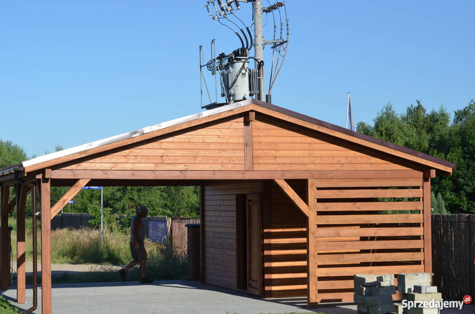 Wiata garażowa domek wielkopolskie sprzedam