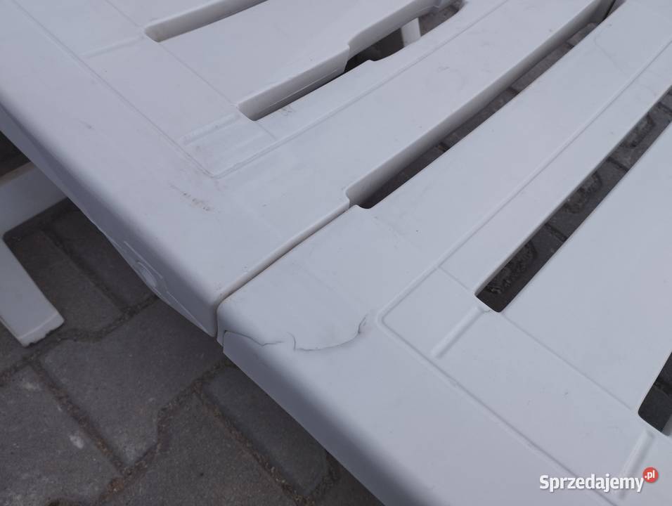 Leżaki ogrodowe plastikowe basenowe tworzywo sztuczne Szamotuły