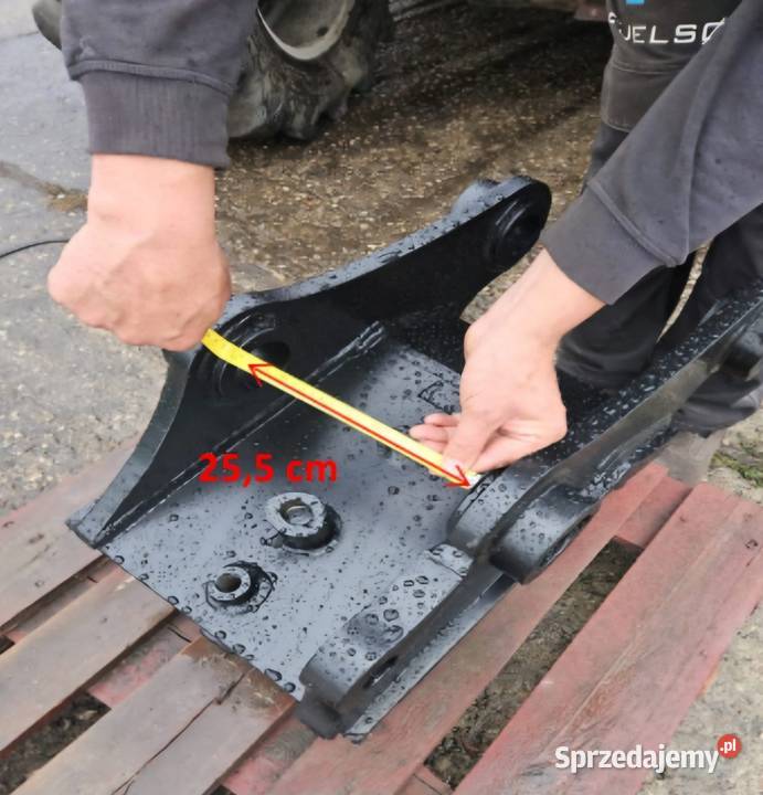 Szybkozłącze mechaniczne do koparki sworznie fi Bielsk