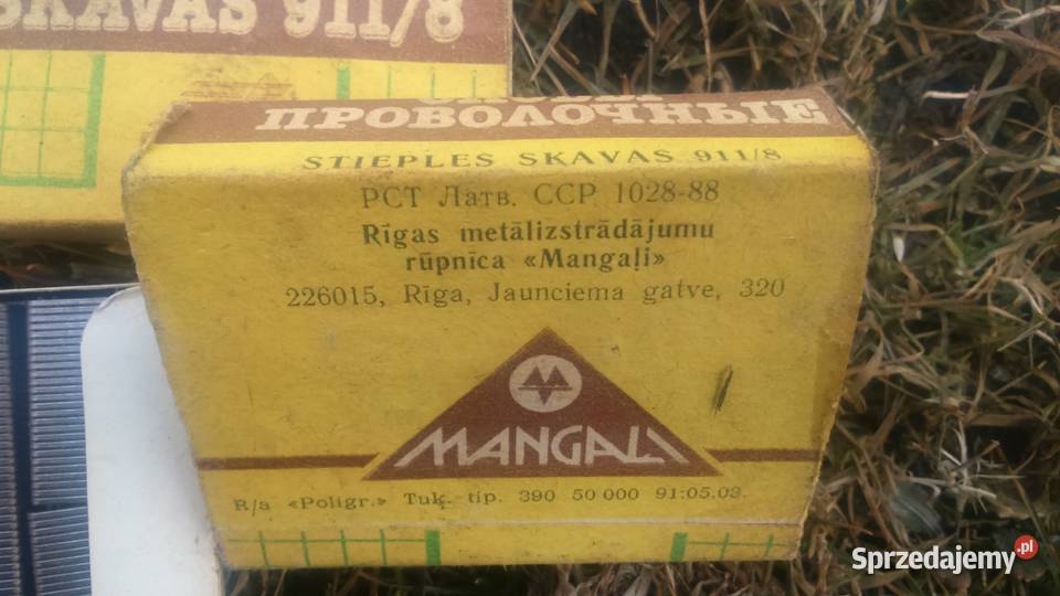 Zszywki Stieples 83 13 911 8 900 CCCPruskie kujawsko-pomorskie Tuszkowo sprzedam