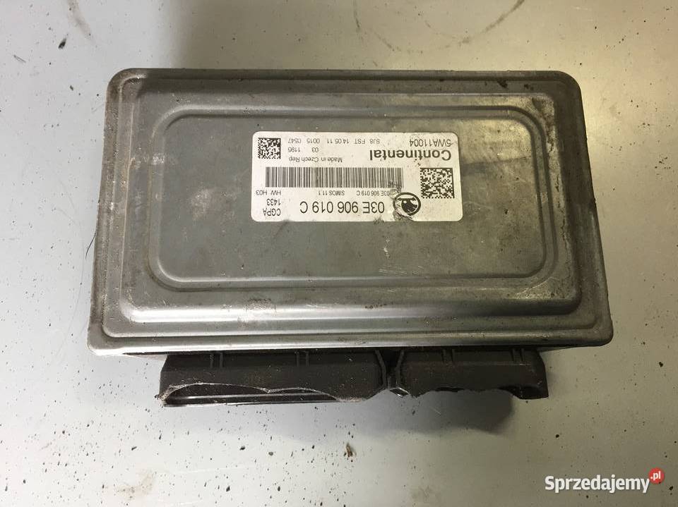 KOMPUTER SILNIKA Skoda Fabia II 12B 03E906019C Jelcz-Laskowice