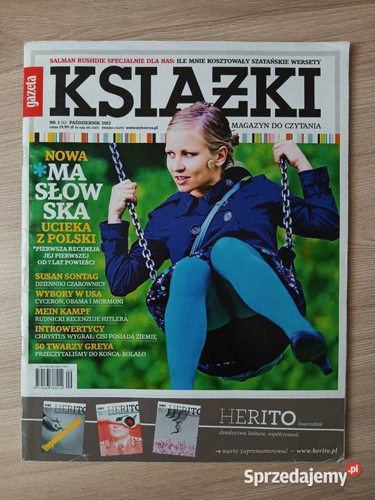 Książki Magazyn do czytania 3 październik 2012 małopolskie Kraków