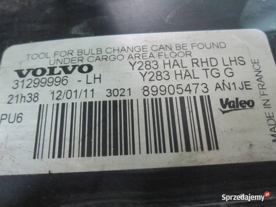 VOLVO S60 II 11r lampa lewa przód ANGLIK Lampy przednie