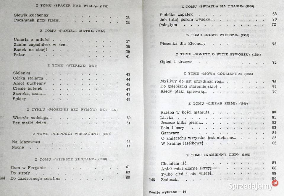 Poezje wybrane Włodzimierz Słobodnik Chełm sprzedam