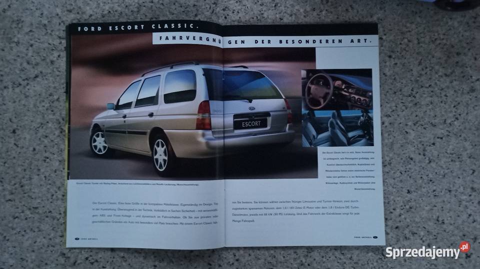 FORD Aktuell Paleta modeli Modellpalette 1998 Bytom sprzedam