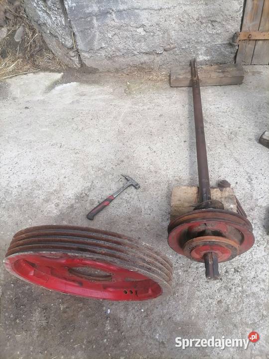 Koło pasowe napęd młocarni silnik podajnik IHC nieuszkodzony Łomża