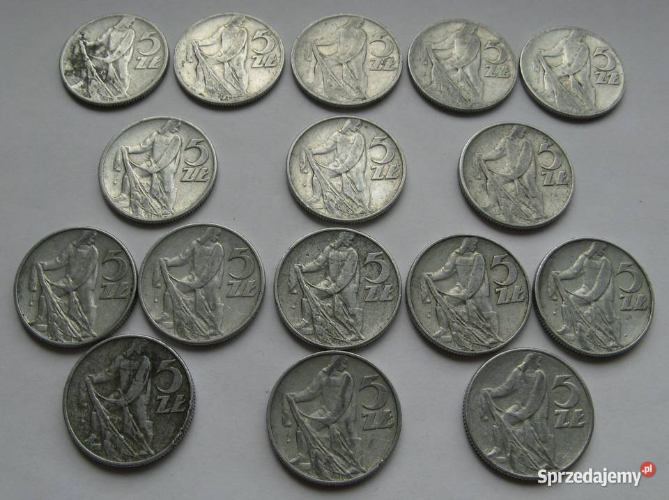 5 złotych 1974 rybak inne Patrz opis