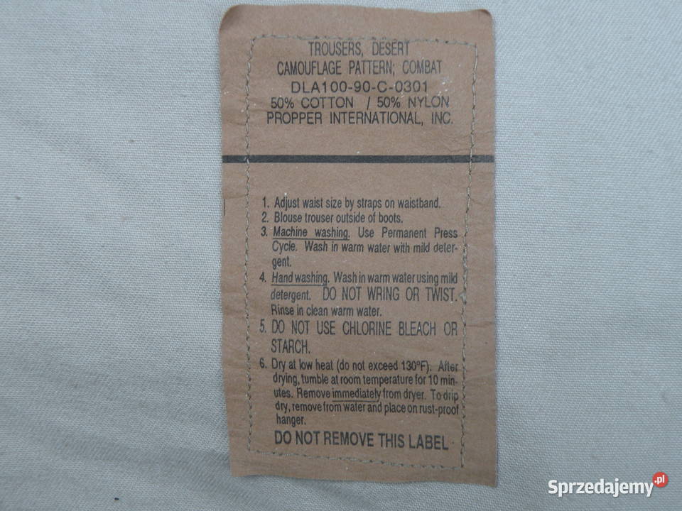 Spodnie DCU desert 6 color Small Regular Wrocław