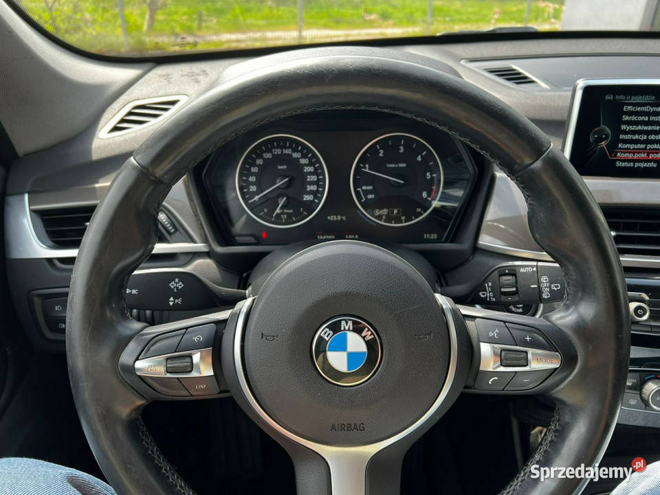 BMW X1 X1 sDrive18d Automat II F48 2015 aluminiowe felgi Baranowo