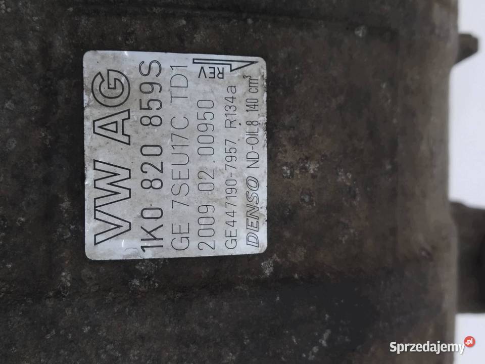 SPRĘŻARKA KLIMATYZACJI 1K0820859S 20 B VW osobowe