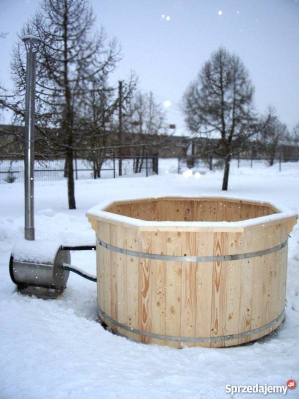 Gorąca Beczka SAUNA OGRODOWA hot tube basen Płock