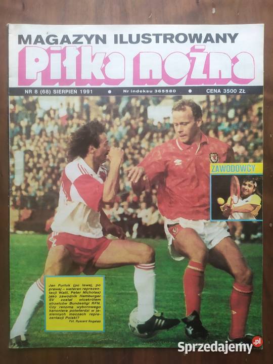 Piłka Nożna Magazyn rocznik 1991 kompletny