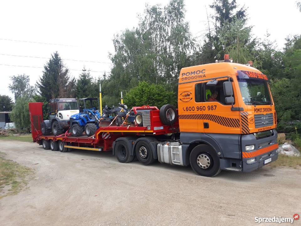 Transport maszyn i koparek transport Poznań