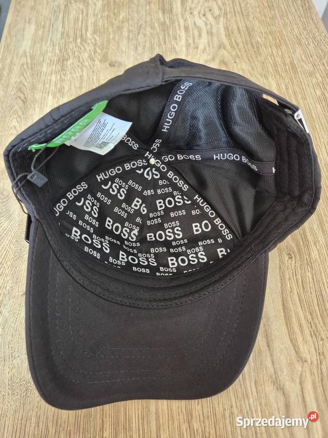 BOSS Hugo Boss czapka z daszkiem czarna nowa z Swarzędz