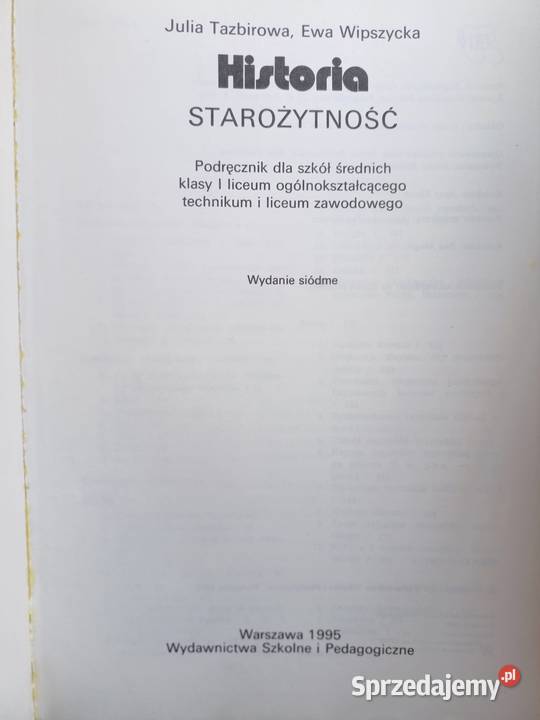 Starożytność historia książki Warszawa Bródno