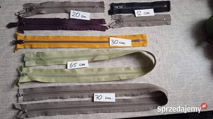 Zamki suwaki ubraniowe 7 15 nici mulina kordonek Pozostałe Kraków sprzedam