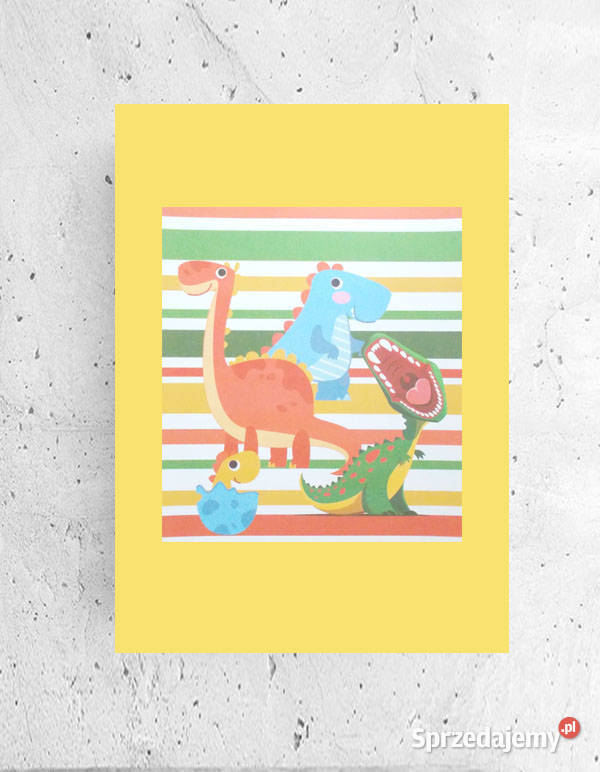 dinozaury plakat 30x40 plakat z dinozaurami A3 Białystok