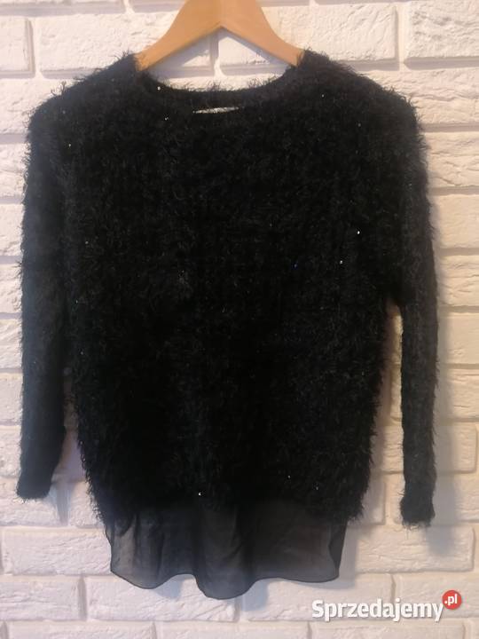 Bluzka damska czarna Bluzki i koszule Nysa