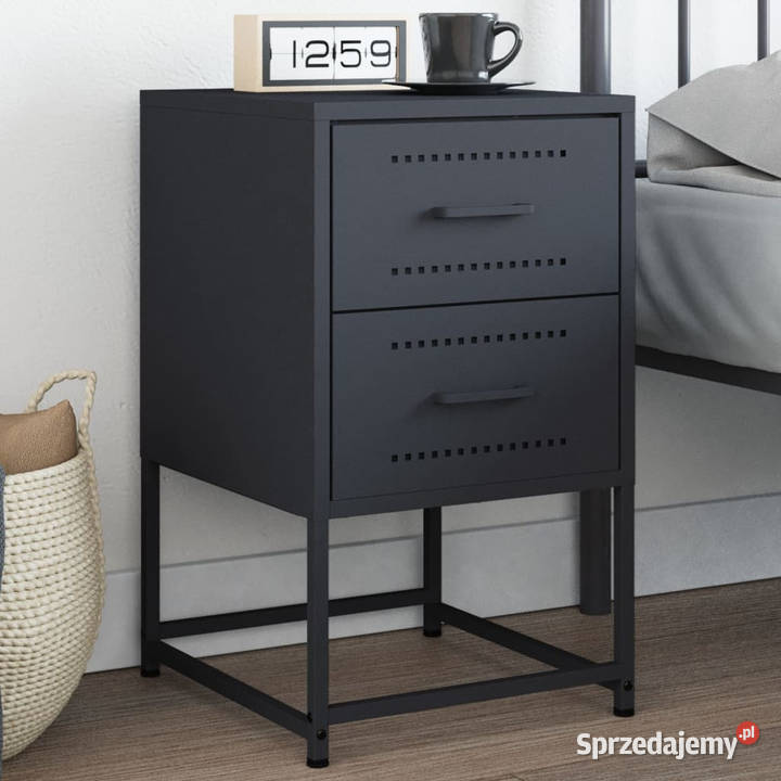 Szafka nocna antracytowa 36x39x605 stal WM846462 Warszawa