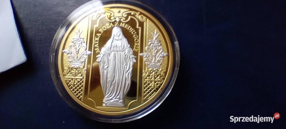 Stare monety Medal Matka Boska z Medjugorie Lesko