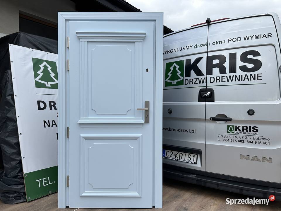 Drzwi zewnętrzne drewniane SCHLAGE NA KAŻDY Grzybno