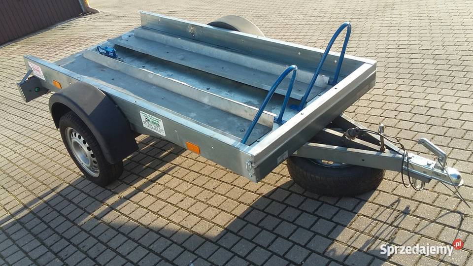 Sprzedam przyczepkę na dwa motory fabrycznie nowa,