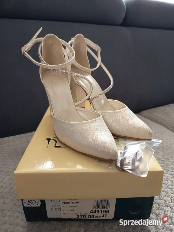 Buty ślubne r37 okazja Brzóza Królewska