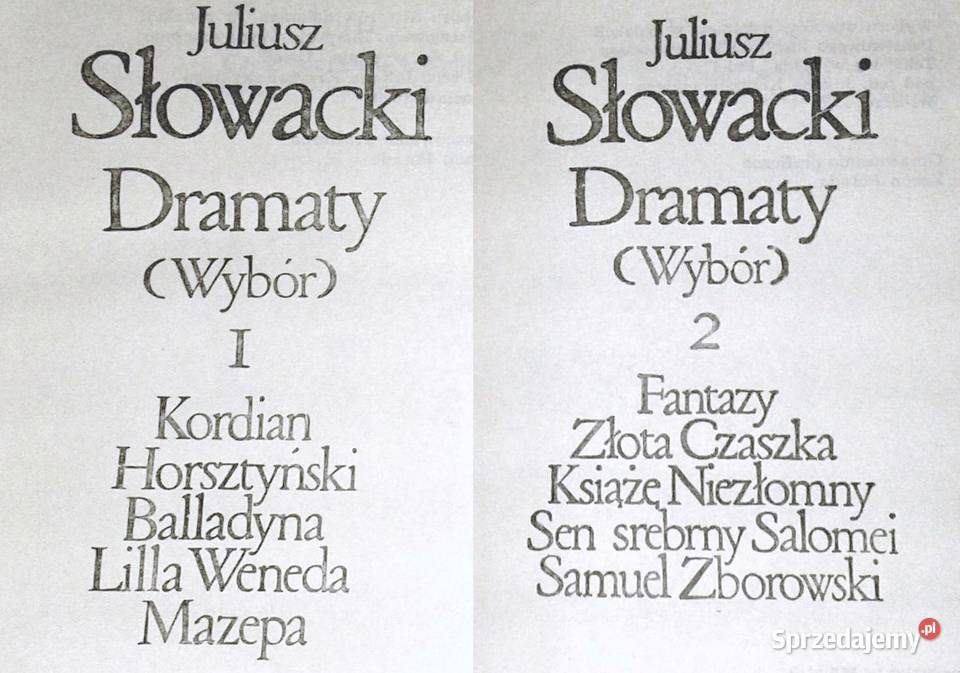 Dramaty Tom 12 Juliusz Słowacki Chełm