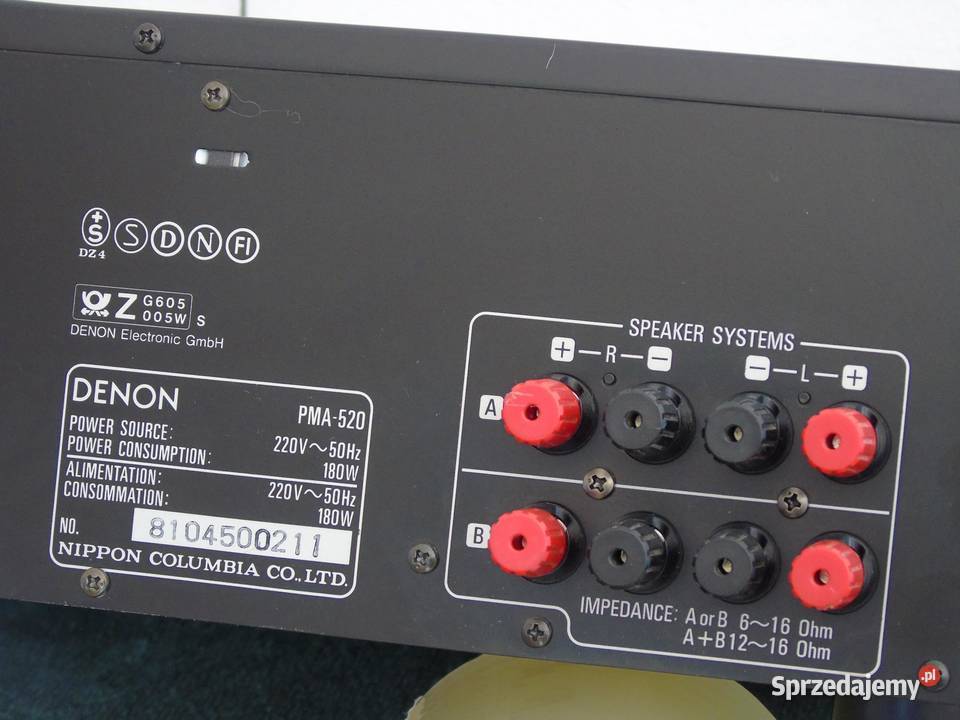 Wzmacniacz Denon PMA520 czarny świetne stereo podkarpackie Jasło