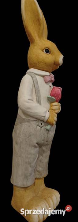 Zając duży figurka chłopiec dziewczynka Figurki i rzeźby podkarpackie Dębica