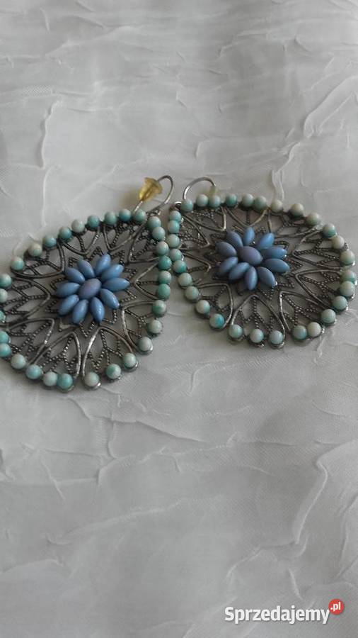 KOLCZYKI ŁEZKI ręcznie wykonane Piła