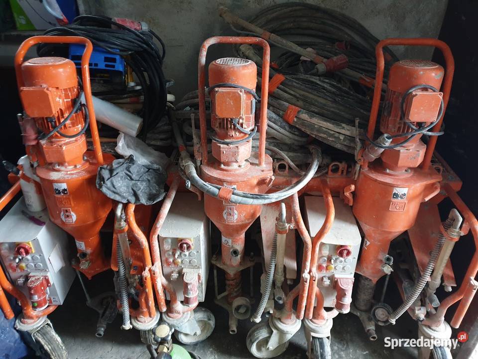 Wynajem agregat tynkarski PFT G4 z pompą Pruszcz Gdański usługi budowlane