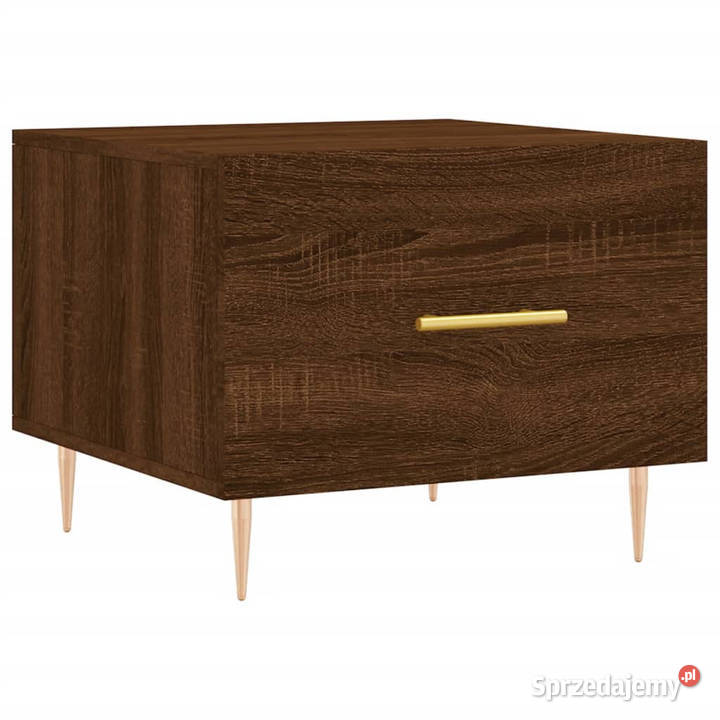 Stoliki kawowe 2 brązowy dąb 50x50x40 WM829379 mazowieckie Warszawa