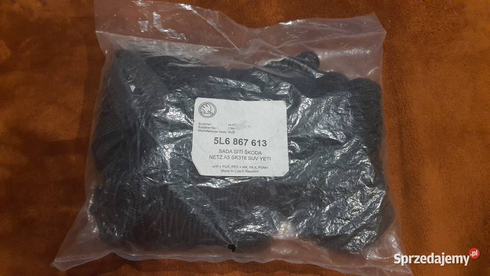 Oryginalna siatka bagażnika Skoda Yeti 5L6 867 Lublin