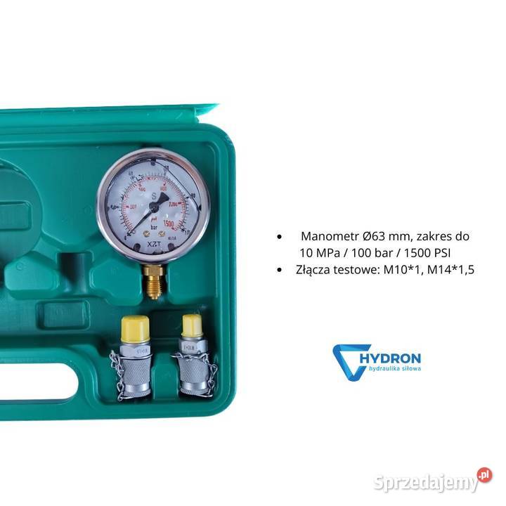 Zestaw do testowania ciśnienia hydraulicznego 2M Produkcja Złotów