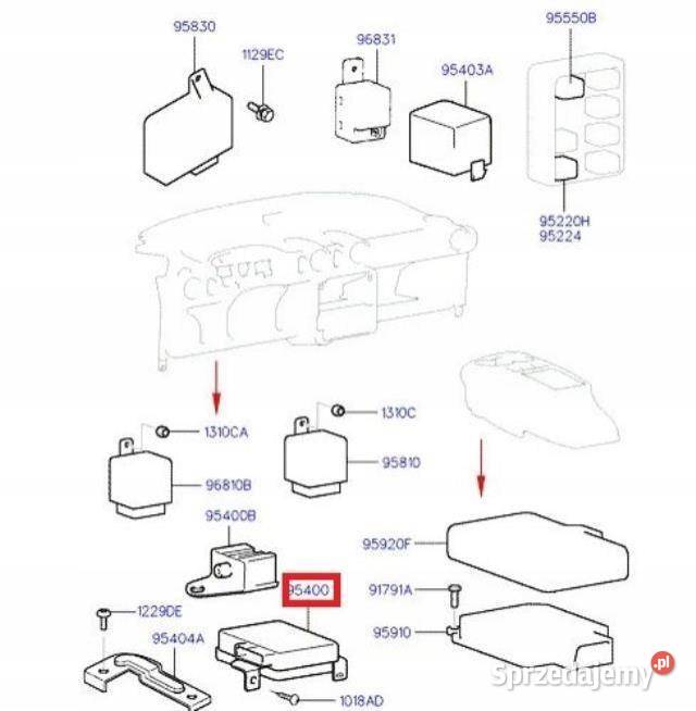 MODUŁ IMMOBILIZERA ATOS PRIME 9900 9540002000