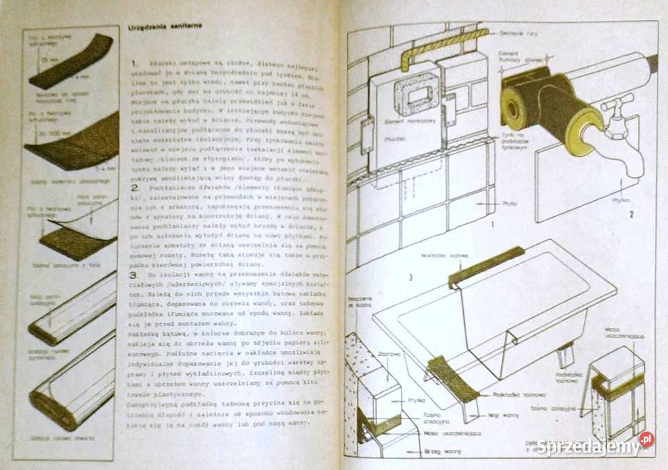 Izolacje cieplne i przeciwdźwiękowe w domkach D Rok wydania 1986 Chełm